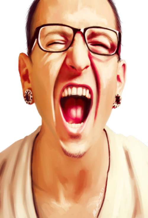 Rest In Peace Chester Bennington - Linkin Park (500x736), Png Download