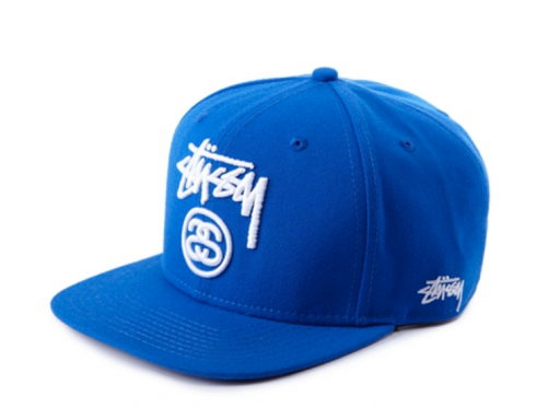 In Stock Stussy Classic Logo Snapback Hat - Kc Royals Hats (500x500), Png Download
