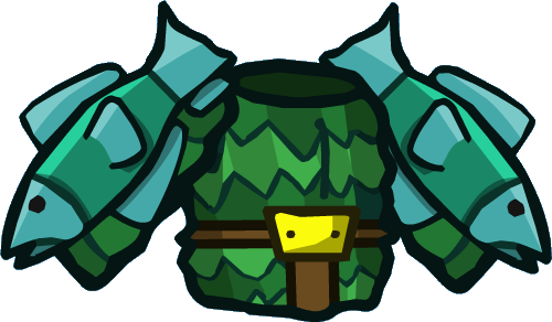 Fish Scale Armor (500x292), Png Download