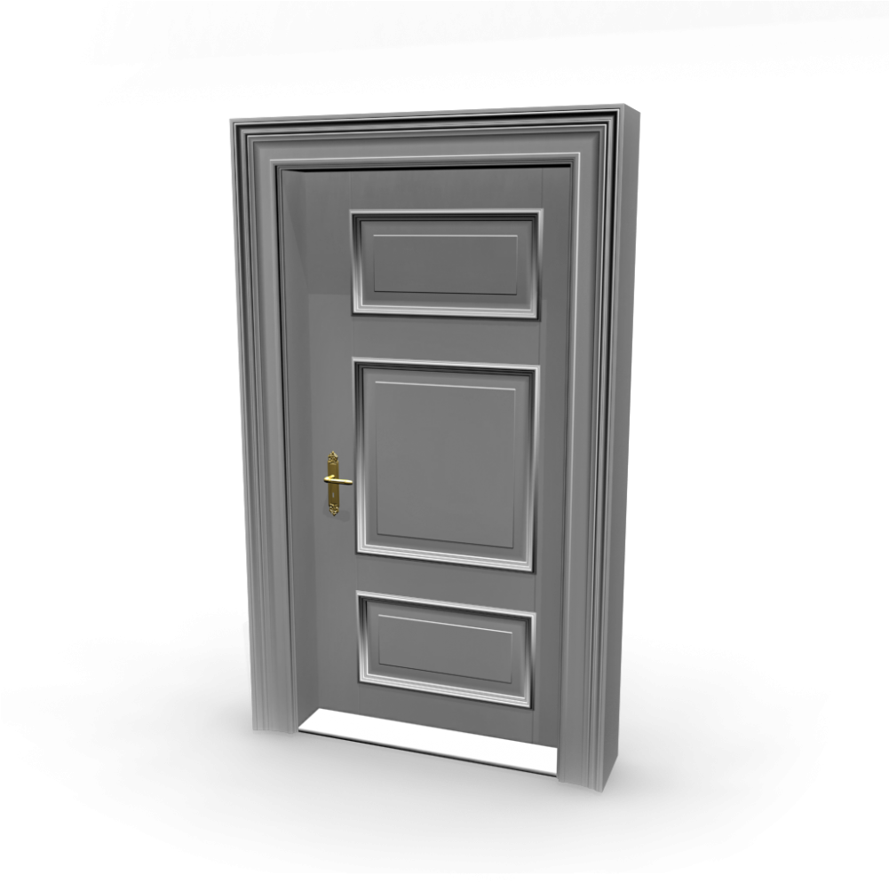 Wooden Door - Home Door (1000x1000), Png Download