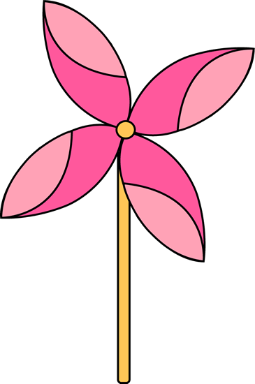 Spring Pinwheel Clip Art - Clip Art Pin Wheel (365x550), Png Download