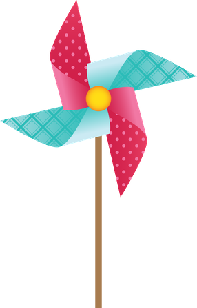 Cataventos Bernardo, Windmills, Pinwheels, Art Images, - Brinquedos Minus Png (286x446), Png Download
