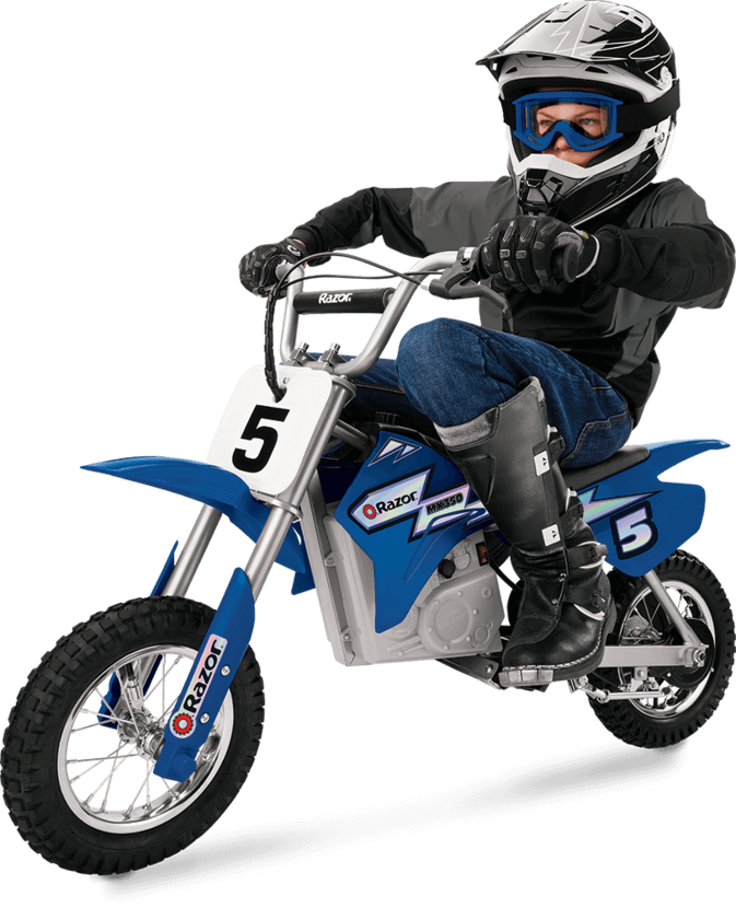 Electric Power - Razor Dirt Rocket Mx350 Electric Ride-on (673x830), Png Download