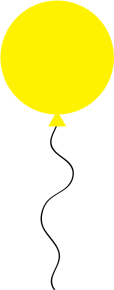 Free Birthday Balloons Clipart For Party Decor, Websites, - Circle (408x971), Png Download