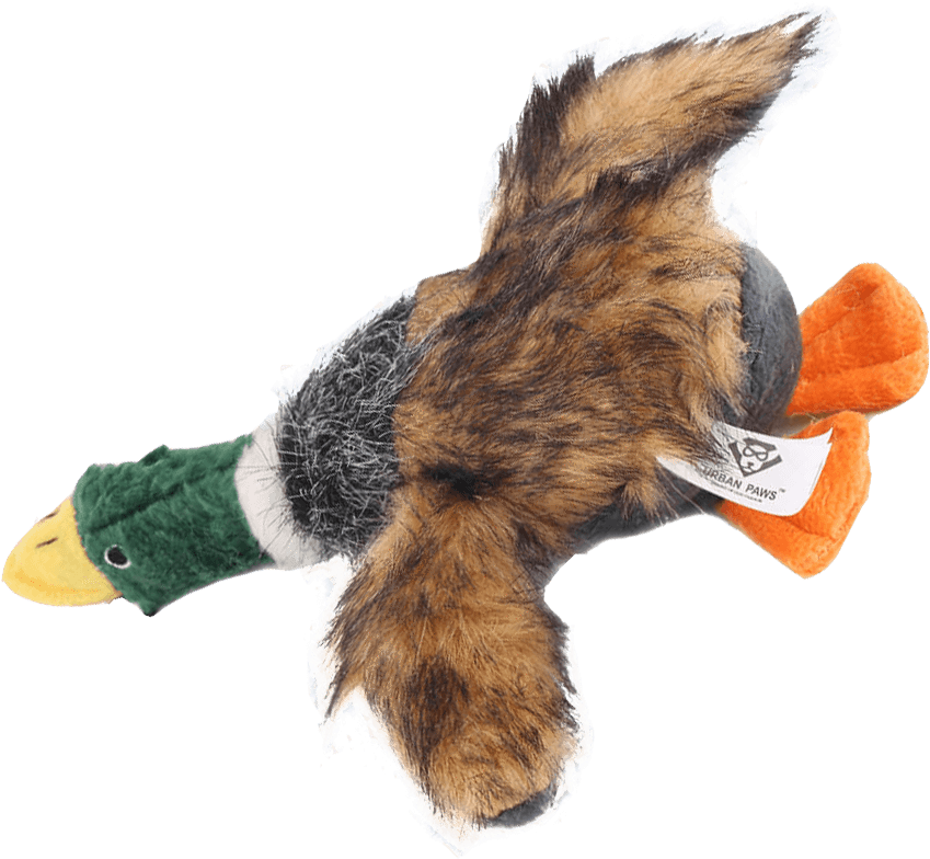 Stuffed Duck Dog Toy - Dog Toy (1008x936), Png Download