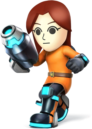 Show Your Mii Fighter And Type - Super Smash Bros Mii (508x508), Png Download