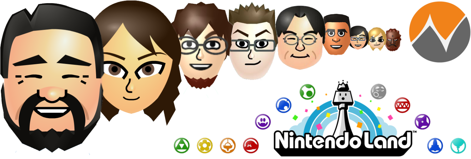 Share Your Mii - Nintendo Land (nintendo Selects) (1510x540), Png Download