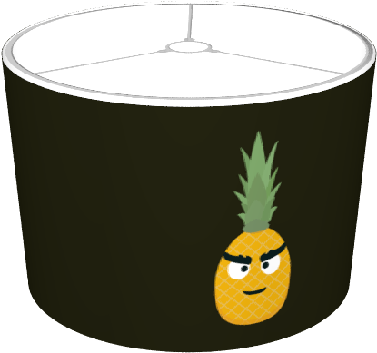 Angry Pineapple - Pineapple (674x516), Png Download