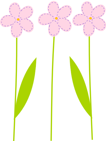 Free Digital Flower Border Scrapbooking Elements Clipart - Floral Jar Clipart Transparent Background (363x480), Png Download