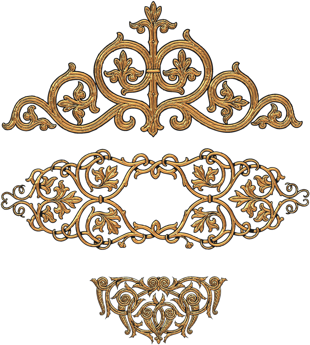 Iron Work Designs (1170x1280), Png Download