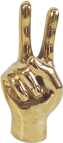 Peace Hand - Statue (685x685), Png Download