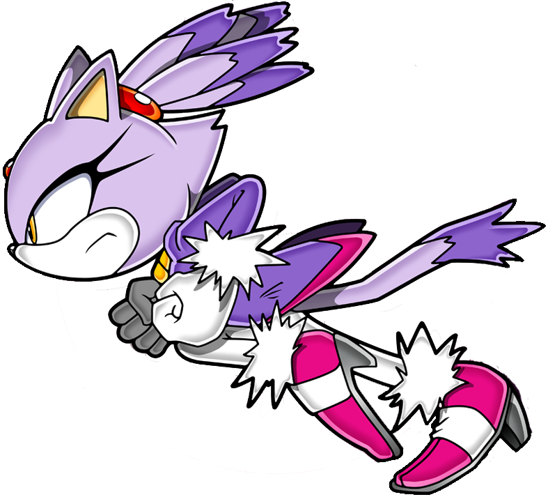Blaze The Cat Edad - Blaze The Cat (787x713), Png Download
