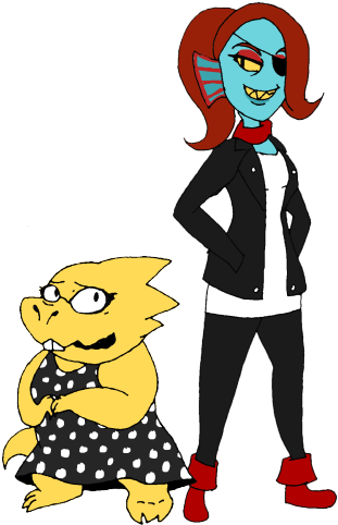 Dating Alphys - Undertale Undyne Dating Outfit (500x688), Png Download