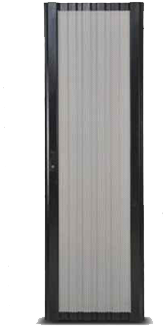 Front Door Perforated Metal - Door (401x343), Png Download