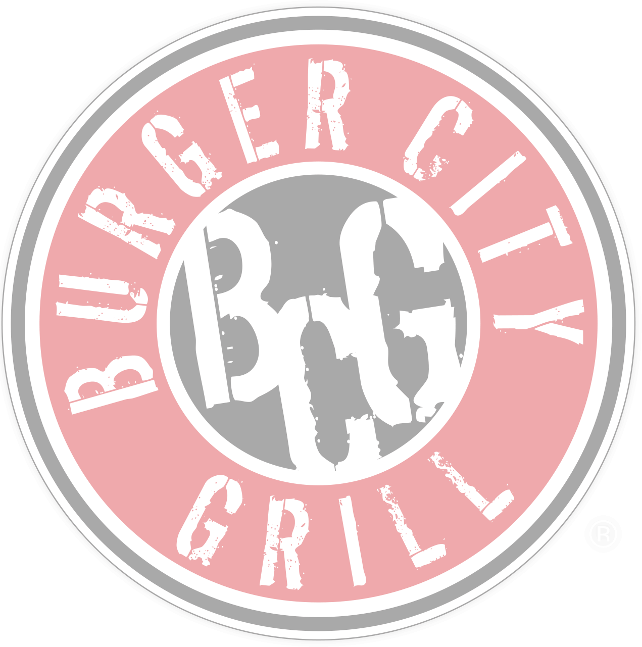 Bg Logo - Burger City Grill (1271x1281), Png Download