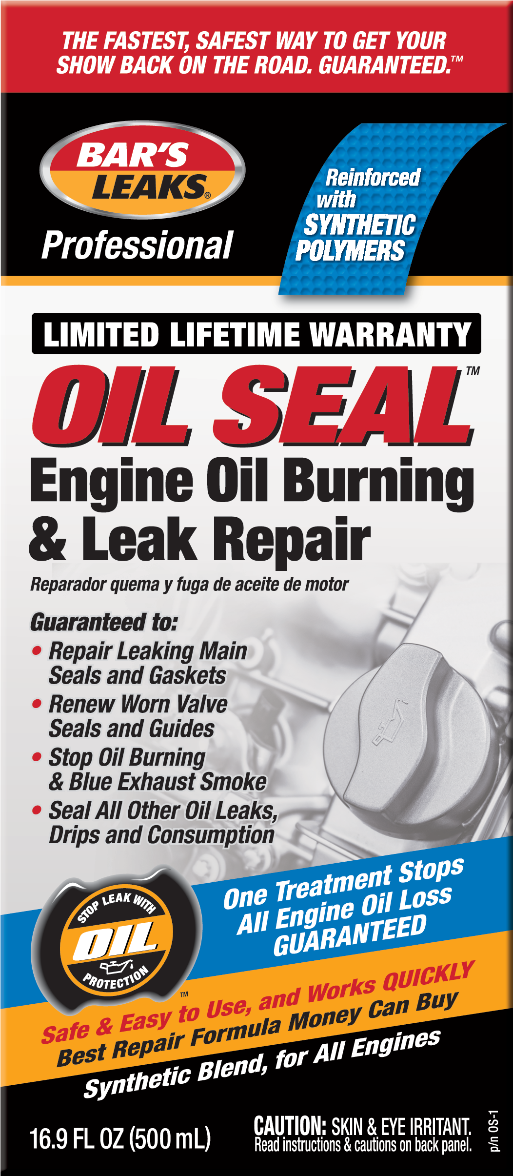 Oil Seal Engine Oil Burning & Leak Repair - Bars Leak Oil Seal (335x800), Png Download