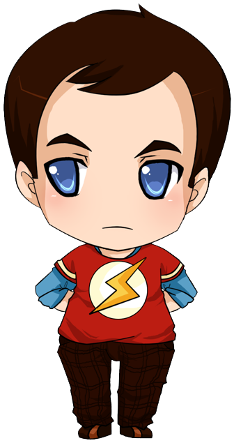 Sheldon Cooper By Pocketcucco - Sheldon Cooper Desenho (352x650), Png Download