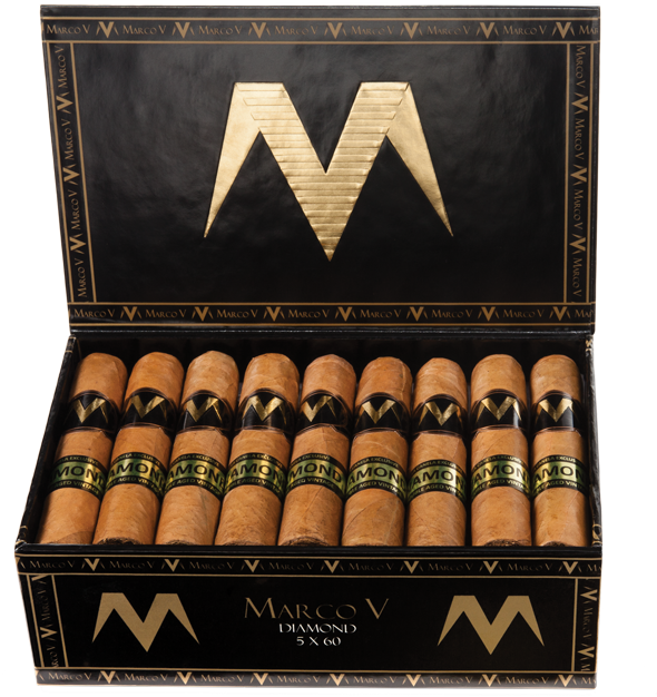 The Marco V Diamond Double Aged Vintage - Box (612x643), Png Download