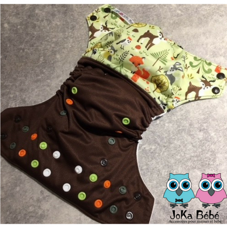 Cloth Diaper Forest Animals - Protects Health Card, Passport Or Checkbook, Heart, (1300x731), Png Download