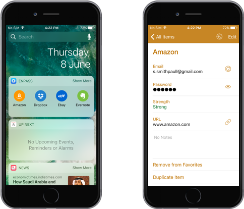 You Can Also Rearrange The Widgets By Holding Down - Iphone (680x480), Png Download