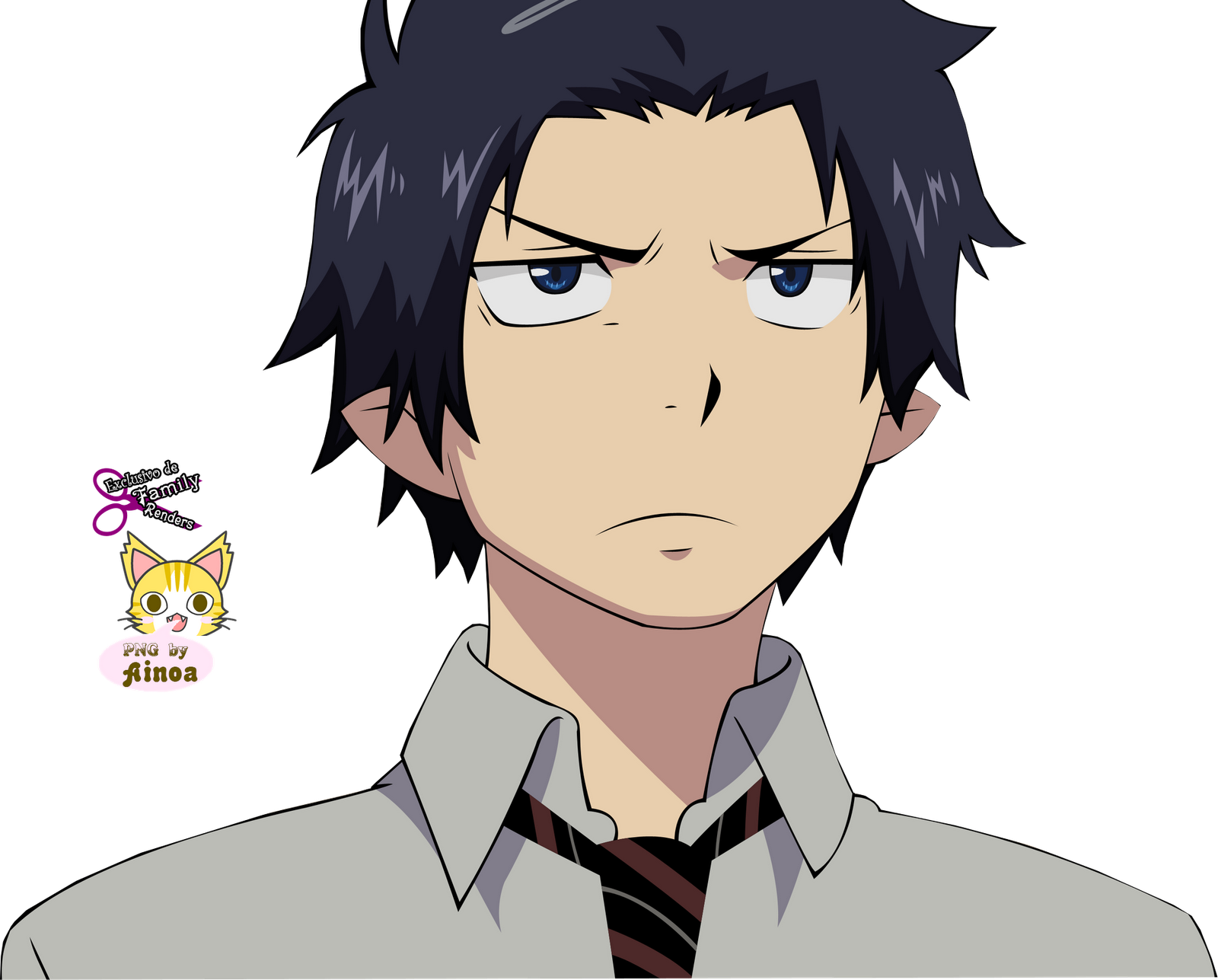 Blue Exorcist Rin Hair Clip (1600x1287), Png Download