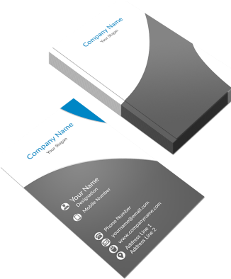 Professional Vertical Business Card - Business Card (325x400), Png Download