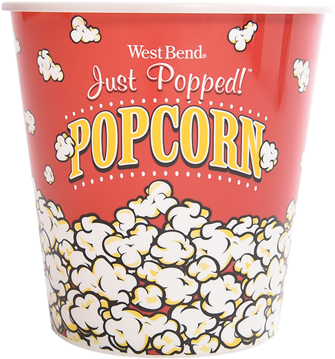 Red Popcorn Bucket - Popcorn Bucket, 3-quart (1000x1000), Png Download