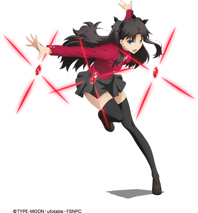 Tosa - Alchemist Code Rin Tohsaka (1024x1024), Png Download