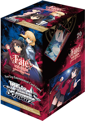 Weiss Schwarz Fate/stay Night Booster Box [english (400x560), Png Download