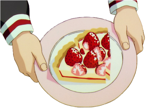 Report Abuse - 90s Anime Aesthetic Food (540x370), Png Download