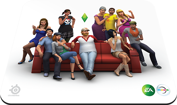 Steelseries Qck Sims 4 (950x400), Png Download