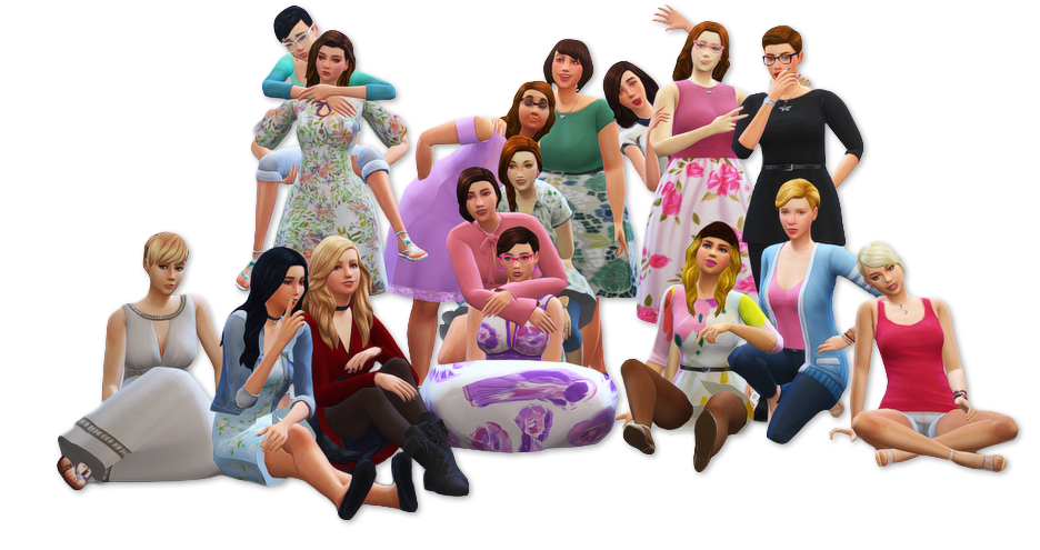 The Plumbob Tea Society - Human (1008x576), Png Download