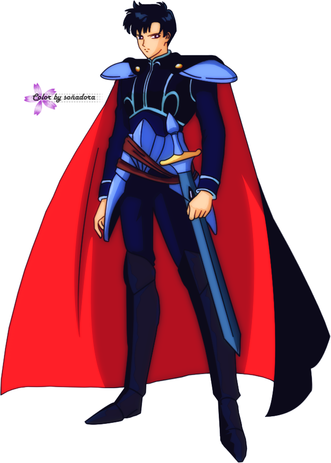 Lineart Endymion Color By Karenpa On Deviantart - Tuxedo Mask Prince Endymion (658x921), Png Download