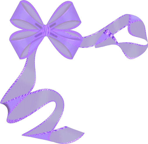 Ribbon Moño Lazos Ribbons Gift Regalo Present Presente - Purple Ribbon Page Border (507x494), Png Download