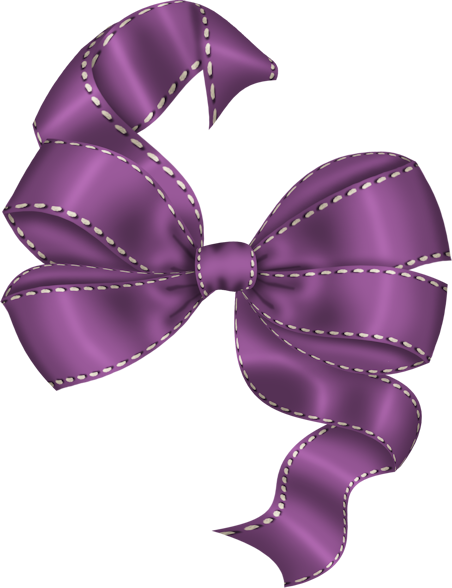 Gifs - Lazos - Lovely Ribbon Clipart Borders (452x588), Png Download