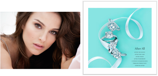 Natalie Portman & Tiffany & Co - Natalie Portman (522x252), Png Download