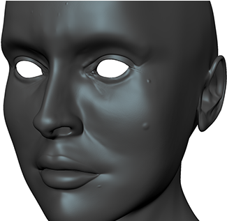 Natalie Portman 3d Model - Mask (404x316), Png Download