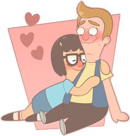 Bob's Burgers Fan Art Bobs Burgers Characters, Burger - Tina Bobs Burgers Fan Art (500x537), Png Download
