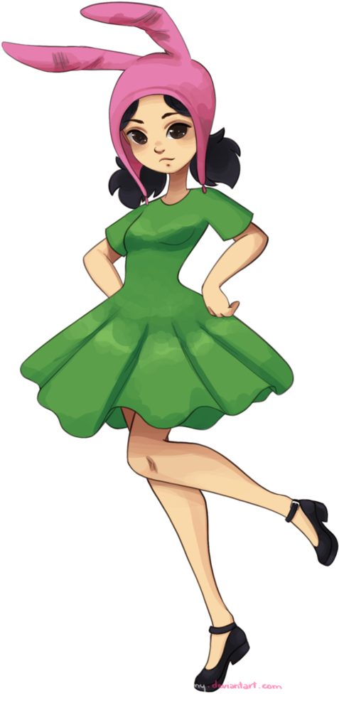 Louise Belcher By Blubberbunny - Louise Belcher (774x1033), Png Download