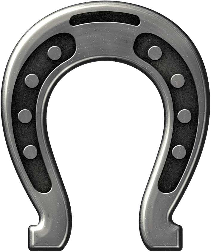 Horseshoe Clipart Good Luck Horseshoe - Western Horseshoe Clipart (708x846), Png Download