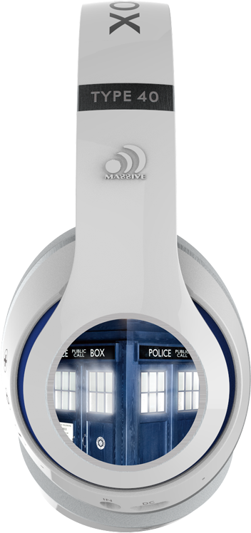 Doctor Who Tardis Bluetooth® Headphones - Doctor Who Headphones (800x800), Png Download