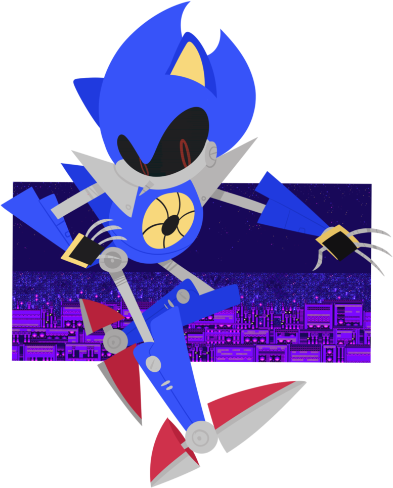 Metal Sonic By Nessyoursticks - Metal Sonic (807x989), Png Download