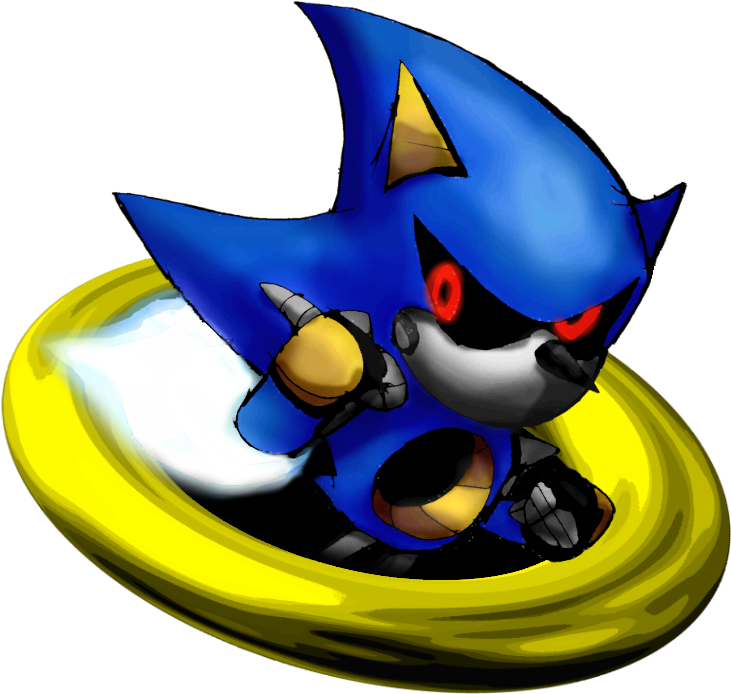 Metalsonic - Sonic The Hedgehog (760x969), Png Download