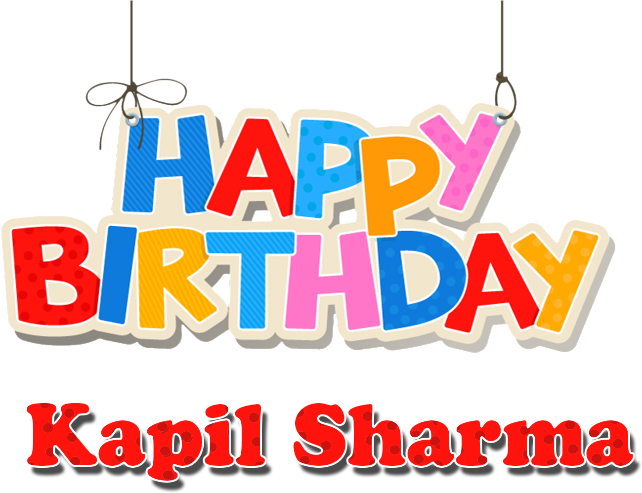 Kapil Sharma Name Logo Png - Happy Birthday Bello! Dvd (1477x1068), Png Download