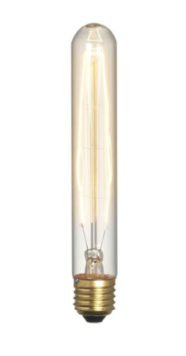 Large Tube Edison Bulb - Parlane Vintage Globe Light Bulb (40w) Clear (700x700), Png Download