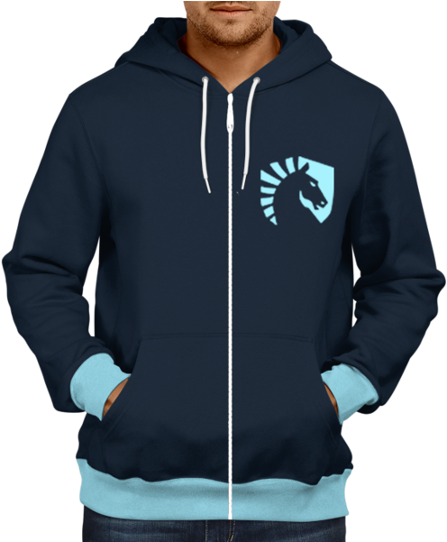 Team Liquid Multicolor Zipper Hoodie - Virat Kohli Hoodie (600x600), Png Download