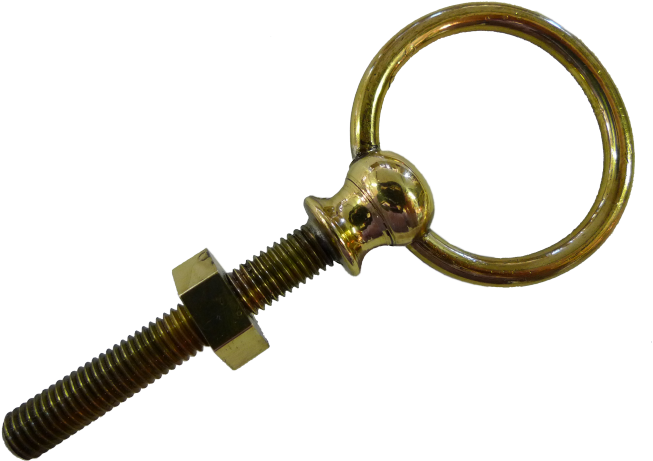 Brass Ring Bolts 55mm - Brass Ring (700x700), Png Download