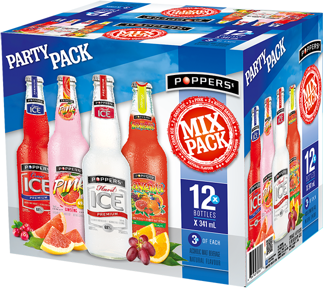 Poppers Party Pack - Party (683x600), Png Download