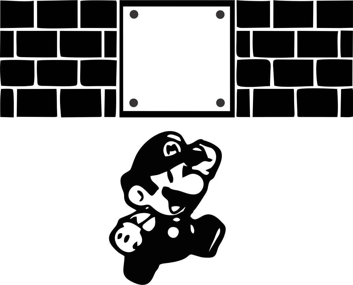 Mario - Super Mario Macbook Sticker (1200x968), Png Download
