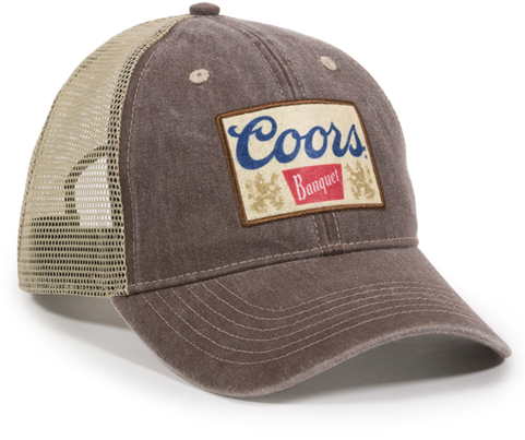 Coors Brown/khaki Snapback Hat - Coors Baseball Caps (480x480), Png Download